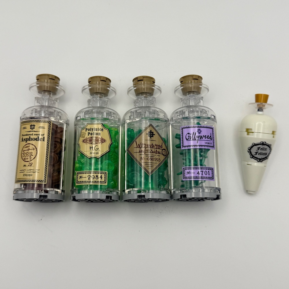LEGO Harry Potter 76391 Potion Bottles Felix Felicis Gillyweed Polyjuice 5pc Set